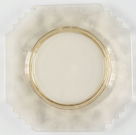 Butterfly (Yellow Bowl, Stem 470) Salad Plate