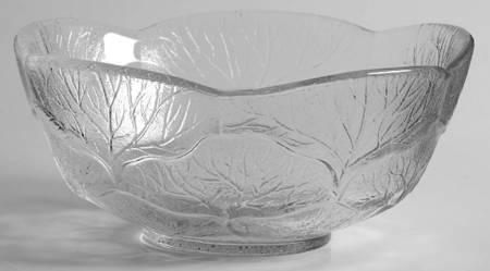 Crystal Leaf 5" Individual Salad Bowl