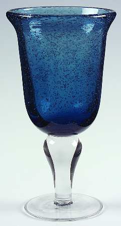Shades Bubbles Blueberry Wine Glass