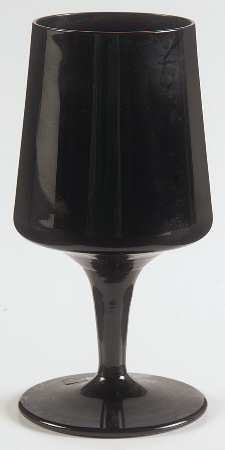 Verve Black Wine Glass