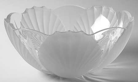 Frosted Shell 10" Round Bowl