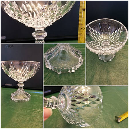 Mirage Round Compote (Height X Width)