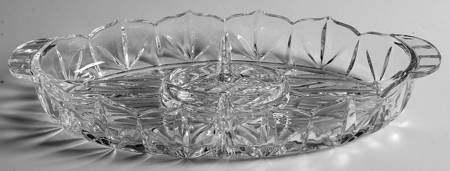Hospitality Collection 3-Part Handled Divided Tray