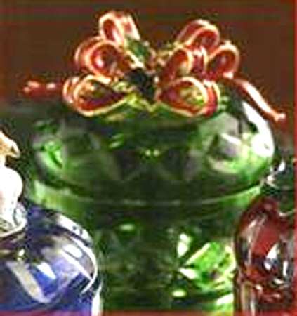 Jeweled Heirloom Ribbon Box with Lid