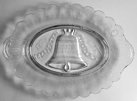 Liberty Bell 13" Oval Platter