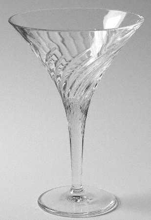 Spiral Martini Glass