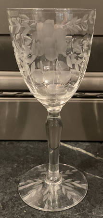 66-1 (Gray Cut) Wine Glass