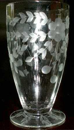 66-1 (Gray Cut) Footed Tumbler