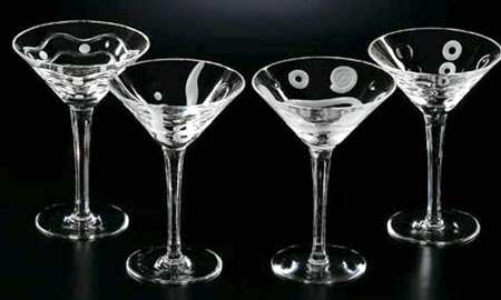 Deco Martini Glass