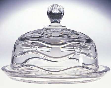 Deco Cake Plate with Glass Dome