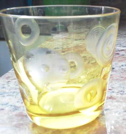 Deco Amber Double Old Fashioned