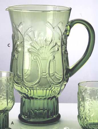 Versailles Green 64 Oz Pitcher