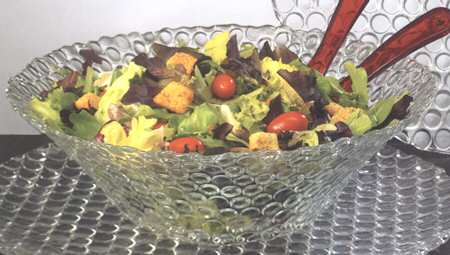Button 13" Salad Bowl