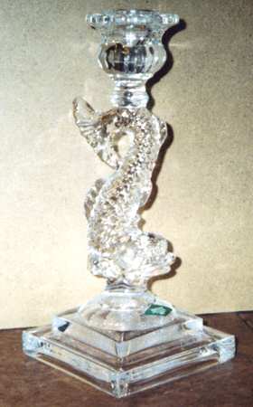 Animals & Figurines #15873 10" Dolphin Candlestick