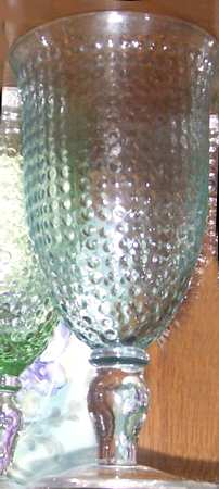 Colonial Hobnail Aqua Iced Tea