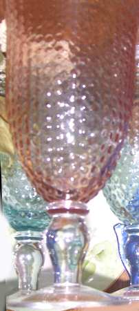 Colonial Hobnail Pink Iced Tea