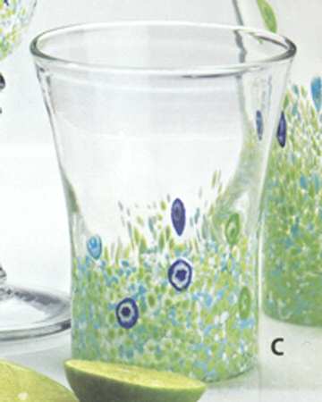 Monet Green Double Old Fashioned