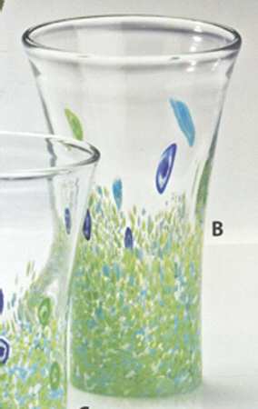 Monet Green Highball Glass