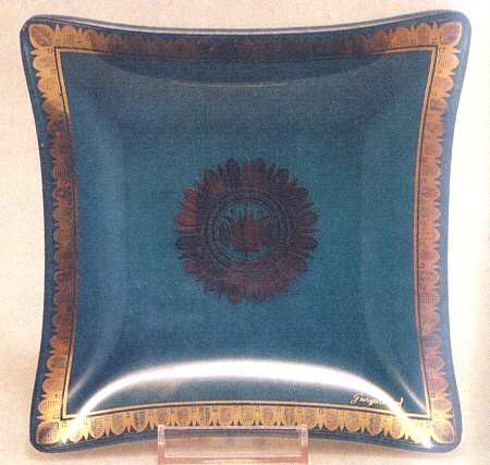 Regalia Teal Square Bread & Butter Plate