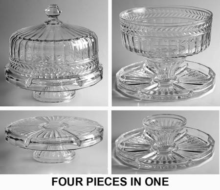 Symphony (4 in 1) Cake Set (Lid and Base)