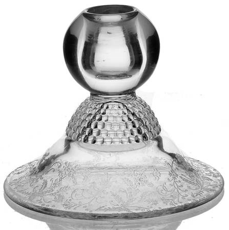 Vesta Clear (Stem 75) Single Light Candlestick