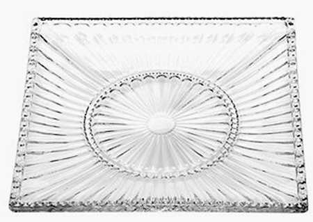 Modern Vintage Square Salad/Dessert Plate