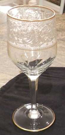 Brocade Gold (Stem 1463) Wine Glass