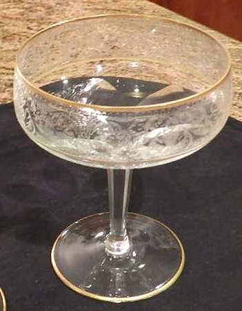 Brocade Gold (Stem 1463) Champagne/Tall Sherbet