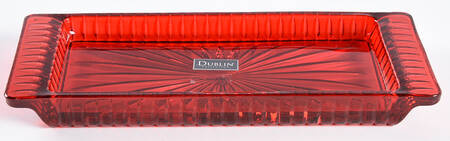 Dublin Red 1/4 Pound Butter Dish, No Lid
