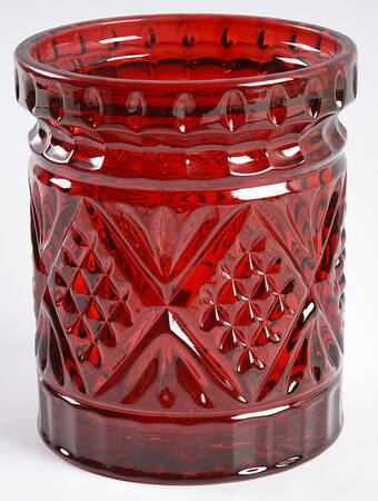 Dublin Red Medium Canister No Lid