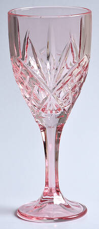 Dublin Colors Pink Water Goblet