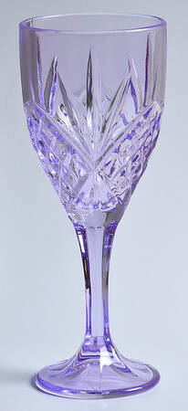 Dublin Colors Lavender Water Goblet