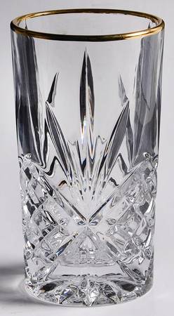 Dublin (Gold Trim) Highball Glass