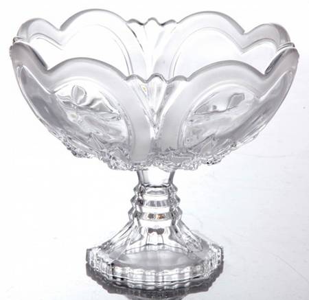 Arctic Petals 8" Pedestal Bowl