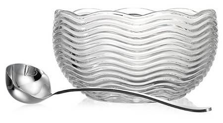 Capri Punch Bowl & Metal Ladle