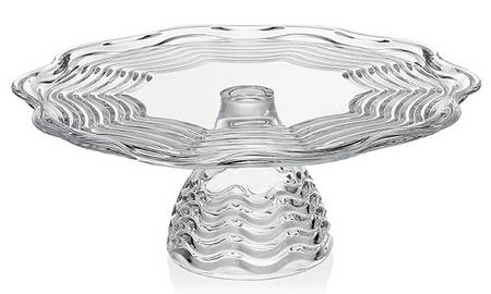 Capri 12" Diameter Pedestal Cake Stand No Dome