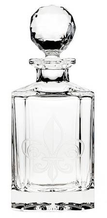 Fleur de Lis Whiskey Decanter & Stopper