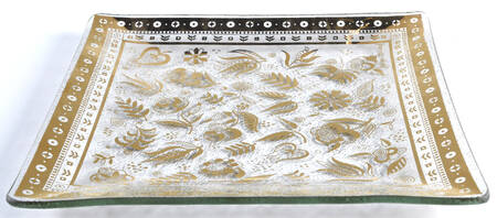 Persian Garden 8' Square Tray