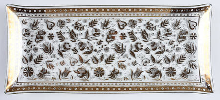 Persian Garden 16" Rectangular Tray by Georges Briard