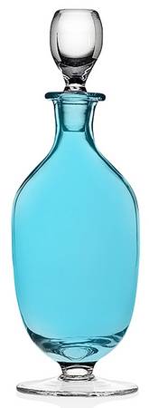 Rondo Sea Blue Whiskey Decanter & Stopper