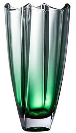 Dune 10" Emerald Flower Vase