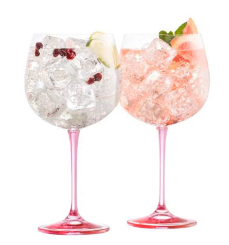 Elegance (Pair of 2) Pink Gin and Tonic