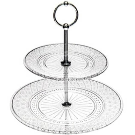 Claro 2 Tier Serving Tray