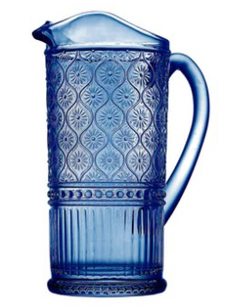 Claro Blue Large Pitcher