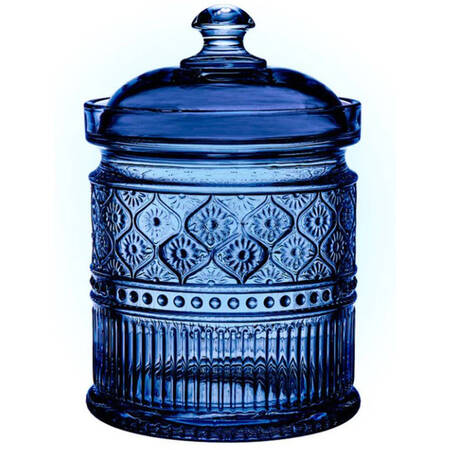 Claro Blue Small Canister & Lid
