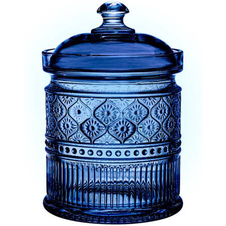Claro Blue Medium Canister & Lid