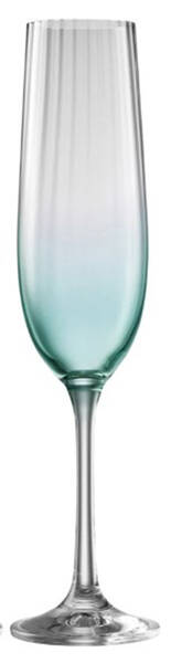 Erne Colour Aqua Fluted Champagne