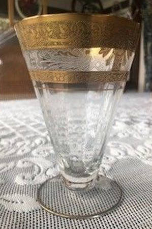 Gothic Plantagonet Clear Footed Tumbler