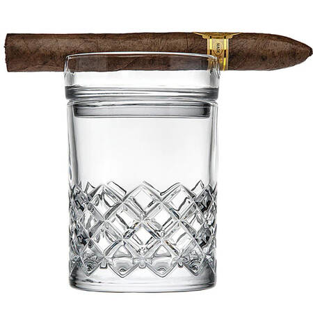 Hatch Double Old Fashion & Cigar Ashtray Set