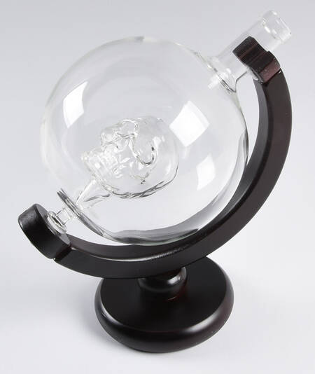 Halloween Collection Ball Decanter No Stopper